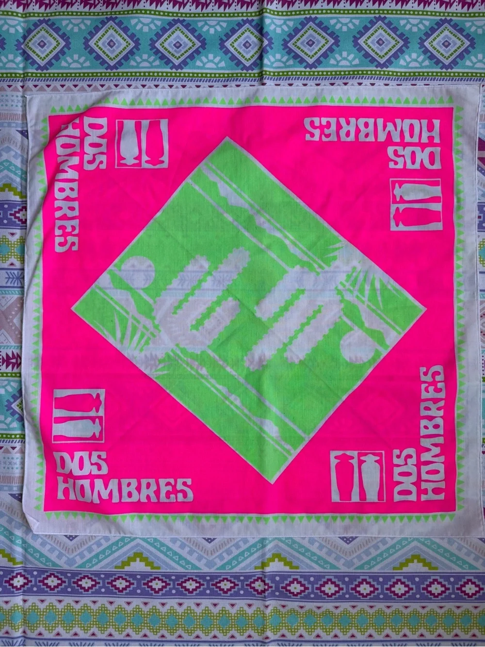 Dos Hombres Cactus Tequila Bandana 🌵🥃